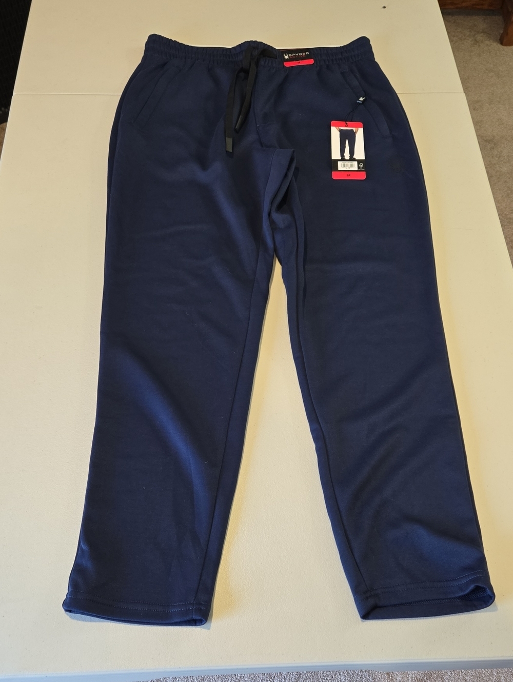 SPYDER ACTIVE Men's Navy Pull-On Jogger Pants Size Med